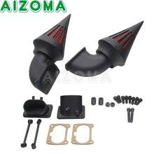 Kit de filtro de admisión de limpiador de aire para motocicleta Suzuki, Kit de limpiador de aire de doble punta, color negro y cromado, M109R, M109 R, todos los años 2024 - compra barato