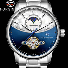 FORSINING Classic Tourbillon Automatic Mechanical Men Wristwatch Military Sport Male Clock Top Brand Luxury Steel Man Watch 8179 2024 - buy cheap