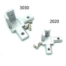 Conector do suporte de canto da extremidade de 3 vias para o perfil de alumínio 2020/3030/4040 series da extrusão do entalhe de t 2024 - compre barato