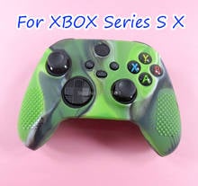 1 шт. сменный Противоскользящий силиконовый резиновый чехол Защитный чехол для контроллера Xbox серии X S Аксессуары для геймпада 2024 - купить недорого