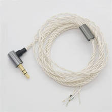 DIY earphone wire Silver-plated twist braided cable 4 share 120 core 1pcs 2024 - buy cheap