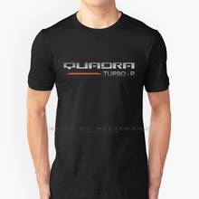 Quadra Turbo R T Shirt 100% Pure Cotton Game Gamer Gaming Video Game Car Emblem Cyber 2077 Keanu Mega City Punk Vehicle Reeves 2024 - buy cheap