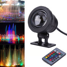Luz LED subacuática para jardín, fuente sumergible para estanque, impermeable, con control remoto, RGB, para piscina y Acuario, 900lm 2024 - compra barato