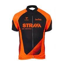 Strava, camisa de ciclismo mtb, camisa de equipe de bicicleta, manga curta da malha, roupa de bicicleta premium de verão, 2021 2024 - compre barato