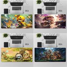FHNBLJ Top Quality league of legends Teemo Beautiful Anime Mouse Mat Free Shipping Large Mouse Pad Keyboards Mat 2024 - buy cheap