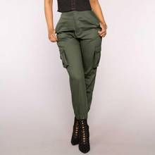 Womens Camo Cargo Trousers Casual Pants Military Army Combat Camouflage Ladies Pants Streetwear Casual Fashion New 2024 - buy cheap