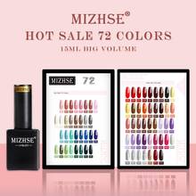 MIZHSE 15ml Gel Polish UV LED Nail Varnish For Manicure 72 Colors Gel Lacquer Semi Permanent Soak off UV Gel Nail Art Manicure 2024 - buy cheap