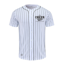 Мужская бейсбольная футболка с короткими рукавами, черно-белая спортивная рубашка в полоску, в стиле хип-хоп 2024 - купить недорого