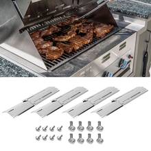4Pcs Adjustable Stainless Steel Grill Heat Plate Pad BBQ Baking Kitchen Supplies Outdoor Picnic Accessories 2024 - buy cheap