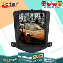 AOTSR 10,4 дюймов WIFI DSP Android 8,1 Tesla стиль Автомобильный GPS навигатор для Chevrolet CRUZE 2008-2012 мультимедийный плеер Радио HD 2024 - купить недорого