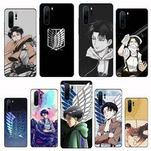 Anime ataque em titã caso de telefone para huawei p20 p30 p40 lite pro p inteligente 2019 2024 - compre barato