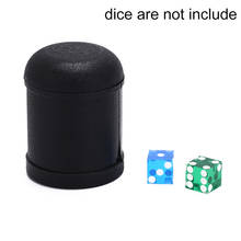 1pc 7.5cm X 10cm Ktv Pub Party Game Toy Plastic Dice Cup Black Shaking Cup Box 2024 - buy cheap