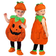 Fiesta de disfraces de Halloween para niños y niñas, disfraz de calabaza para bebés pequeños, vestido de lujo 2024 - compra barato