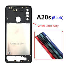 10 unidades de cubierta de placa de Marco medio con botón lateral de volumen de potencia para Samsung Galaxy A20S A30S A50S A30 A70 2024 - compra barato