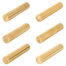 1PC Retro Cylindrical Seal Wax Brass Stamp for Envelope Seal Stamp Seal Wax DIY Invitation Cards Decoration Craft Gifts 2024 - buy cheap
