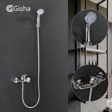 Gisha Classic Bathroom Shower Faucet Bath Faucet Mixer Tap With Hand Shower Head Set Wall Mounted G3016 2024 - buy cheap