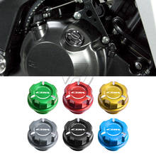 Para honda cbr cbr600f cbr650f cbr125r cbr300r cbr600rr cbr900rr cbr1000rr motor da motocicleta tampa de óleo parafuso enchimento capa 2024 - compre barato