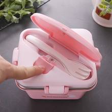 500ml Cartoon Stainless Steel  Lunch Box Kids Leakproof  Bento  Portable Food Container  for Kids Picnic  School Send Tableware 2024 - buy cheap