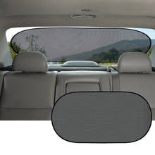 39" Car Rear Window Sunshade Visor Screen Sun Shade Shield UV Protection Suction Cup Block Black Mesh Cover Auto Accessories 2024 - buy cheap