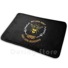 Honey Bee Beekeeper Vintage Design Mat Rug Carpet Anti-Slip Floor Mats Bedroom Honey Bee Insect Bees Queen Animal Nature 2024 - buy cheap