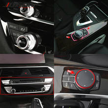 Anillo embellecedor para consola central de coche, accesorio para BMW serie 5 G30, 530, 540li, 2018, 2019 2024 - compra barato