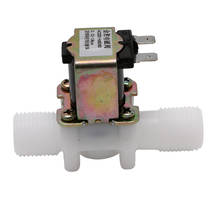 12/24/220V Electric Solenoid Valve Magnetic DC N/C Water Air Inlet Flow Switch 1/2" 2024 - buy cheap