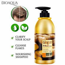 BIOAQUA Ginger Shampoo Hair Loss No Silicone Oil Control Anti Dandruff Itching Cleansing Professional Scalp Treatment 400ML 2024 - buy cheap