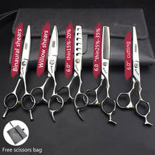 Professional Japanese 4cr Barber Scissors Hairdressing Scissors Makas Barber Shop Thinning Hairdressing Scissors 2024 - buy cheap