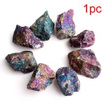Minério bruto de cristal de bornite áspero, pedras coloridas natural, minerais que cura, decoração diy, 1 peça 2024 - compre barato