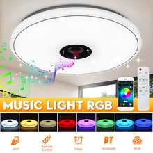 36W/60W 6500K Music Led Ceiling Light Lamp RGB Flush Mount Music APP bluetooth Speaker Smart Ceiling Lamp With Remote Control 2024 - buy cheap