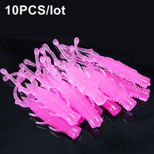 10Pcs/Lot Shrimp Fishing Lure 7.5cm 2.6g TPR NED Soft Worm Lure Luminous Artificial Lures For Trout Bass Pesca Fishing Tackle 2024 - buy cheap
