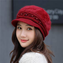 Auutmn Winter Hats For Women Solid Newsboy Cap Ladies Casual Wool Hat Winter Beret Women Painter Cap 2024 - buy cheap