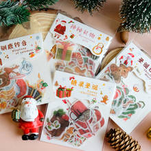 Christmas Series Ins Dream Holiday Journal DIY Material Decorative Stickers 2024 - buy cheap