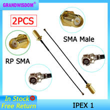 2 шт. удлинитель UFL к RP SMA разъем антенны WiFi Соединительный кабель IPX к RP-SMA мама к IPX 20 см 2024 - купить недорого