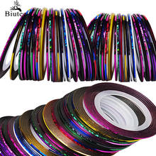 10Pcs/Lot Mixed Colors Nail Rolls Striping Tape Line DIY Nail Art Tips Decoration Sticker Nail Tools 2024 - buy cheap