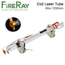 Fireray 60W Co2 Laser Glass Tube Length 1250mm Dia. 55mm Upgraded Metal Head Glass Pipe for CO2 Laser Engraving Cutting Machine 2024 - buy cheap