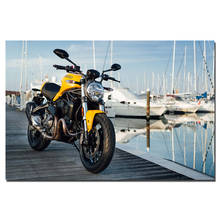 Ducati Monster 821 Motorbike Poster DIY Frame Canvas Painting Wall Art Pictures Print For Living Room Home Decor 2024 - buy cheap