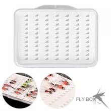 Fly Fishing Waterproof Hook Box Foam  Durable Fishing Gear Transparent Pesca with 77 Grids 2024 - buy cheap