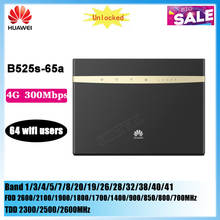 Huawei-router B525 B525S-65a 4G LTE CPE libre, Router inalámbrico con ranura para tarjeta SIM, Wifi 2024 - compra barato