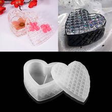 1Pcs Heart Shape DIY Storage Box Silicone Mold Love Gift Container Epoxy Resin Molds For Jewelry Making Decoration Supplies 2024 - buy cheap