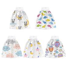 2 in 1 Comfy Infants Baby Diaper Skirt Pure Cotton High Waist Waterproof Washable Shorts Toddler Potty Training Nappy Pants 2024 - buy cheap