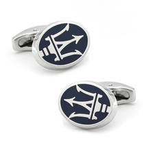 Fashion Car Cufflinks Quality Brass Material Blue Color Auto Logo Marks Cuff Links Wholesale & Retail Free Shipping 2024 - buy cheap
