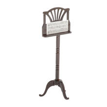 Metal Sheet Music Stand Holder Musical Instrument For 1/6 Doll House Ornaments 2024 - buy cheap