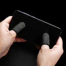 1pcs Mobile Game Fingertip Gloves for Gamer Sweatproof Anti-slip Touch Screen Finger Sleeve Breathable Gaming Fingertip Cover 2024 - buy cheap