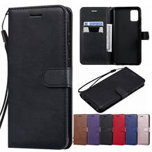 Capa tipo carteira de couro para samsung galaxy, capa estilo carteira com flip para a51 e a71 2024 - compre barato