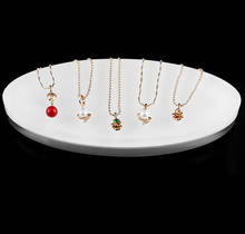 Bandeja oval de acrílico branco para joias, organizador de joias, suporte para pulseira, colar, relógio, brincos, exibição de anéis 2024 - compre barato