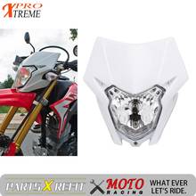 Faróis faróis faróis cabeça luzes conjunto de lâmpadas para honda crf150l crf 150l 2016 2017 2018 2019 16-19 motocicleta bicicleta de rua 2024 - compre barato