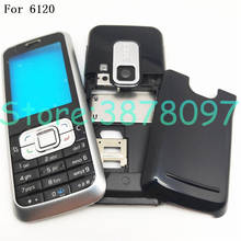 For Nokia Asha 6120 6120C Phone Housing Cover Case+Keypad+battery Back cover With Logo 2024 - buy cheap