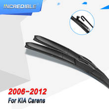 Increíble limpiaparabrisas híbrido para KIA Carens/Rondo, brazo de gancho, 2006, 2007, 2008, 2009, 2010, 2011, 2012 2024 - compra barato
