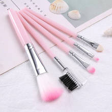 5Pcs pink Eye Shadow Foundation brow liner lash Lip Makeup Brushes gift for women Cosmetic Tool Make Up  Brush Set 2024 - buy cheap